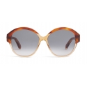 Céline - Maillon Triomphe 01 Sunglasses in Acetate - Havana Transparent Yellow - Sunglasses - Céline Eyewear