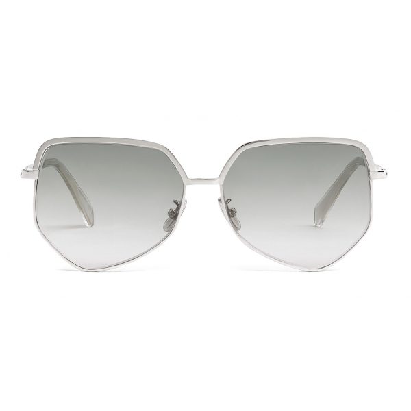 Celine square shop gradient metal sunglasses