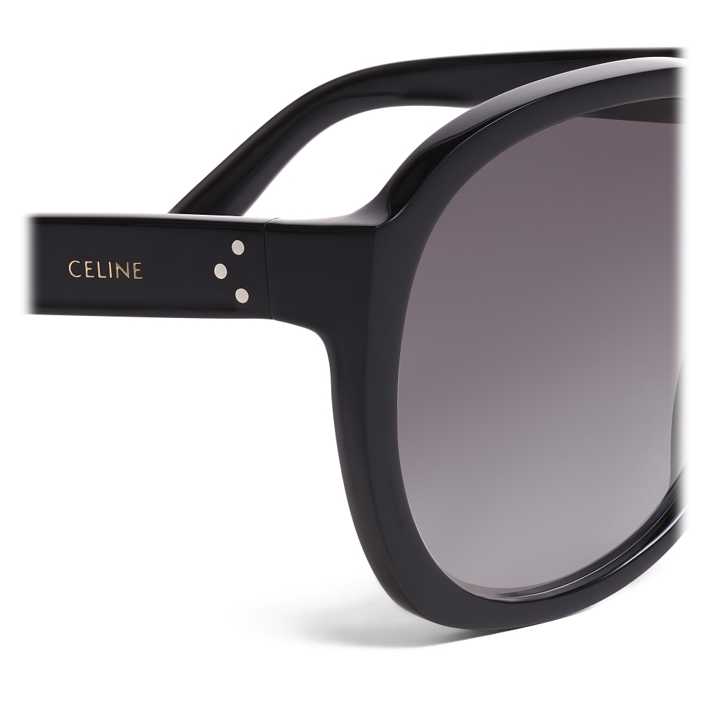 Céline Round Sunglasses in Acetate Black Sunglasses Céline