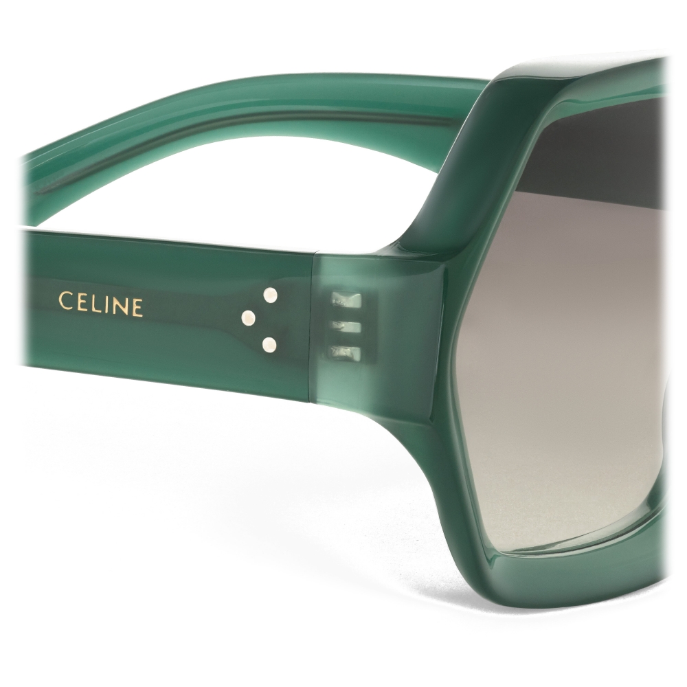 Oversized Sport Goggle Sunglasses Green - sosorella