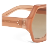 Céline - Oversized Sunglasses in Acetate - Milky Antique Pink - Sunglasses - Céline Eyewear