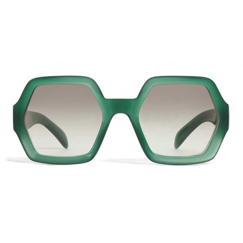 Oversized Sport Goggle Sunglasses Green - sosorella