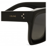 Céline - Square Sunglasses in Acetate with Polarized Lenses - Black - Sunglasses - Céline Eyewear