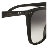 Céline - Cat Eye Sunglasses in Acetate with Polarized Lenses - Black - Sunglasses - Céline Eyewear