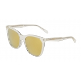 Céline - Cat Eye Sunglasses in Acetate with Mirror Lenses - Crystal - Sunglasses - Céline Eyewear