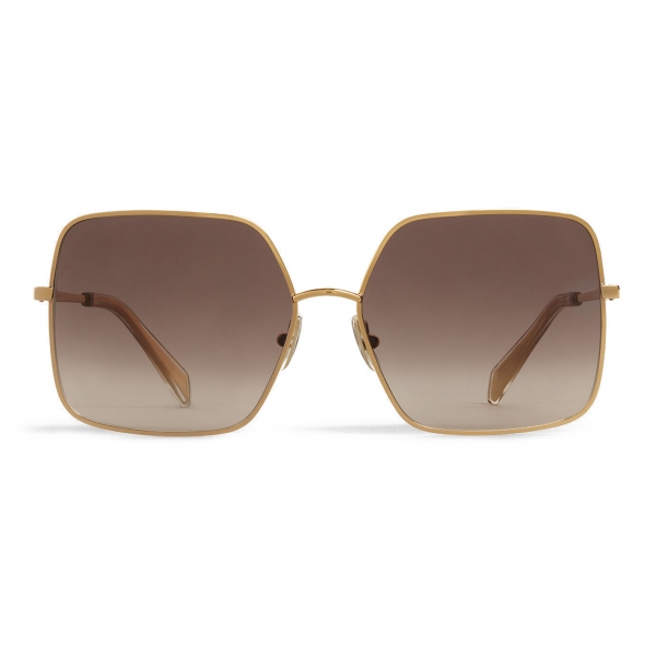 Céline - Metal Frame 09 Sunglasses in Metal - Gold Gradient Grey - Sunglasses - Céline Eyewear