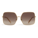 Céline - Metal Frame 09 Sunglasses in Metal - Gold Gradient Grey - Sunglasses - Céline Eyewear