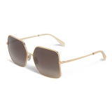 Céline - Metal Frame 09 Sunglasses in Metal - Gold Gradient Grey - Sunglasses - Céline Eyewear