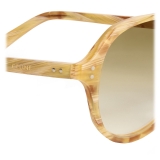 Céline - Black Frame 17 Sunglasses in Acetate - Blone Horn - Sunglasses - Céline Eyewear