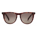 Céline - Black Frame 18 Sunglasses in Acetate with Polarized Lenses - Red Havana - Sunglasses - Céline Eyewear