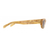 Céline - Black Frame 16 Sunglasses in Acetate - Blonde Horn - Sunglasses - Céline Eyewear