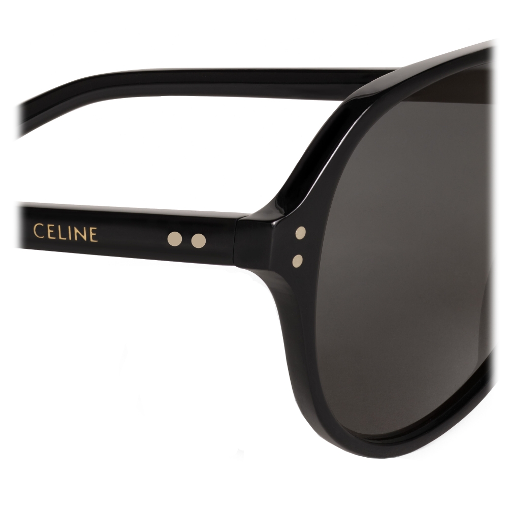 Céline - Black Frame 17 Sunglasses in Acetate with Polarized Lenses ...