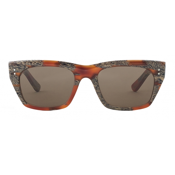 Céline - Black Frame 01 Sunglasses in Acetate - Brown Horn - Sunglasses - Céline Eyewear
