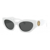 Versace - Occhiale da Sole Medusa Crystal - Bianco - Occhiali da Sole - Versace Eyewear