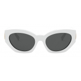 Versace - Occhiale da Sole Medusa Crystal - Bianco - Occhiali da Sole - Versace Eyewear