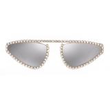 Versace - Sunglasses Signature Medusa Crystal - Silver - Sunglasses - Versace Eyewear