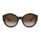 Versace - Sunglasses Round Medusa Crystal - Brown - Sunglasses - Versace Eyewear