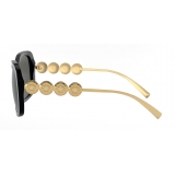 Versace - Occhiale da Sole Signature Medusa Square - Nero Oro - Occhiali da Sole - Versace Eyewear