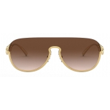 Versace - Sunglasses Signature Medusa Visor - Gold - Sunglasses - Versace Eyewear