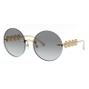 Versace - Occhiale da Sole Rotondi Signature Medusa - Oro - Occhiali da Sole - Versace Eyewear