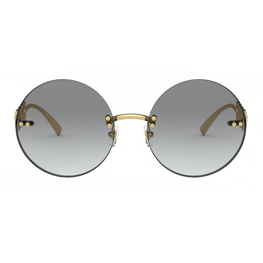 versace medusa round sunglasses