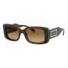 Versace - Occhiale da Sole con Logo 90s Vintage - Verde Trasparente - Occhiali da Sole - Versace Eyewear