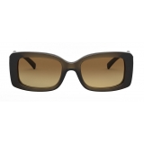 Versace - Sunglasses 90s Vintage Logo - Transparent Green - Sunglasses - Versace Eyewear