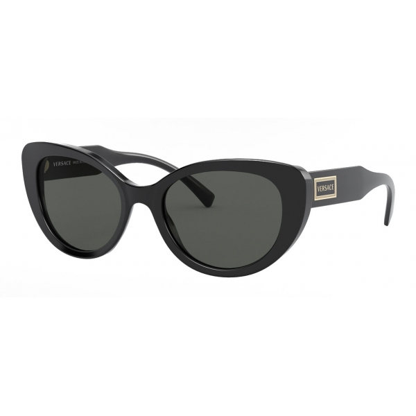 Versace - Sunglasses Cat-Eye 90s Vintage Logo - Black - Sunglasses - Versace Eyewear