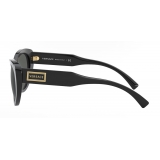 Versace - Occhiale da Sole Cat-Eye con Logo 90s Vintage - Nero - Occhiali da Sole - Versace Eyewear