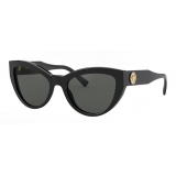 Versace - Occhiale da Sole Cat-Eye Medusa Crystal - Nero - Occhiali da Sole - Versace Eyewear