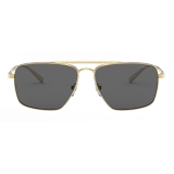 Versace - Occhiale da Sole Squadrati con Greca - Oro - Occhiali da Sole - Versace Eyewear