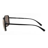 Versace - Occhiale da Sole Squadrati con Greca - Nero - Occhiali da Sole - Versace Eyewear