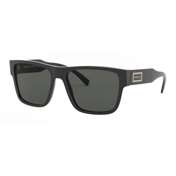 Versace - Sunglasses Square 90s Vintage Logo - Black - Sunglasses - Versace Eyewear