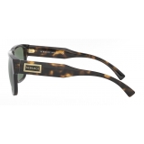 Versace - Occhiale da Sole Squadrati con Logo 90s Vintage - Havana - Occhiali da Sole - Versace Eyewear