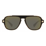 Versace - Occhiale da Sole Medusa Retro Charm - Havana - Occhiali da Sole - Versace Eyewear