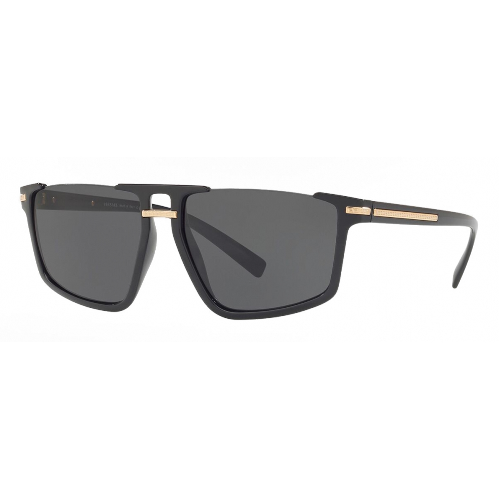 Versace - Sunglasses Greca Aegis - Black - Sunglasses - Versace Eyewear ...