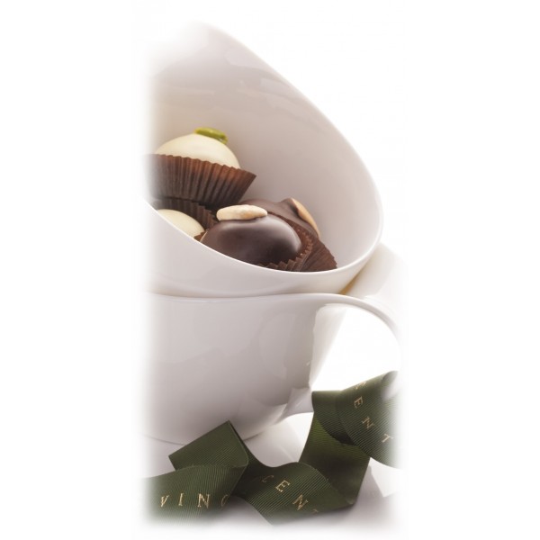 Vincente Delicacies - Paste di Mandorla Sicilia Classiche Ricoperte di Cioccolato Extra Fondente - Ninfea