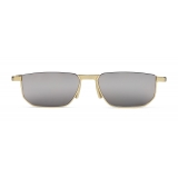Gucci - Occhiali da Sole Rettangolari in Metallo - Oro - Gucci Eyewear