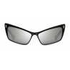 Gucci - Occhiali da Sole Rettangolari in Acetato - Nero Lucido - Gucci Eyewear