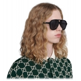 Gucci - Aviator Acetate and Metal Sunglasses - Black - Gucci Eyewear