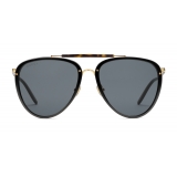 Gucci - Aviator Acetate and Metal Sunglasses - Black Gold - Gucci Eyewear