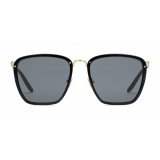 Gucci - Occhiali da Sole in Metallo e Acetato - Nero Oro - Gucci Eyewear