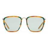 Gucci - Square Acetate and Metal Sunglasses - Tortoiseshell - Gucci Eyewear