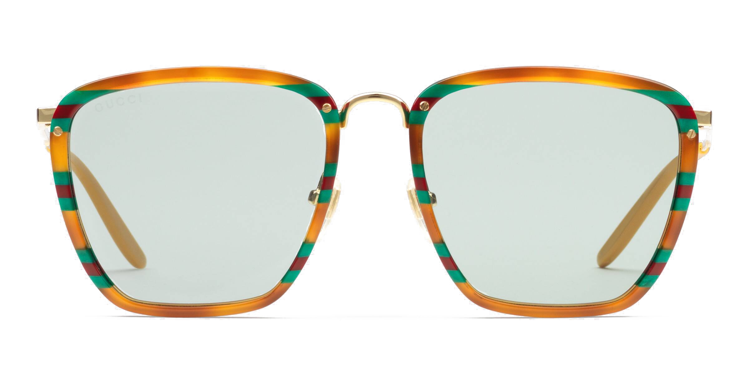 Gucci - Occhiali da Sole Rotondi in Acetato - Acetato Nero Lenti Gialle -  Gucci Eyewear - Avvenice