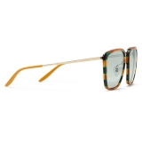 Gucci - Square Acetate and Metal Sunglasses - Tortoiseshell - Gucci Eyewear