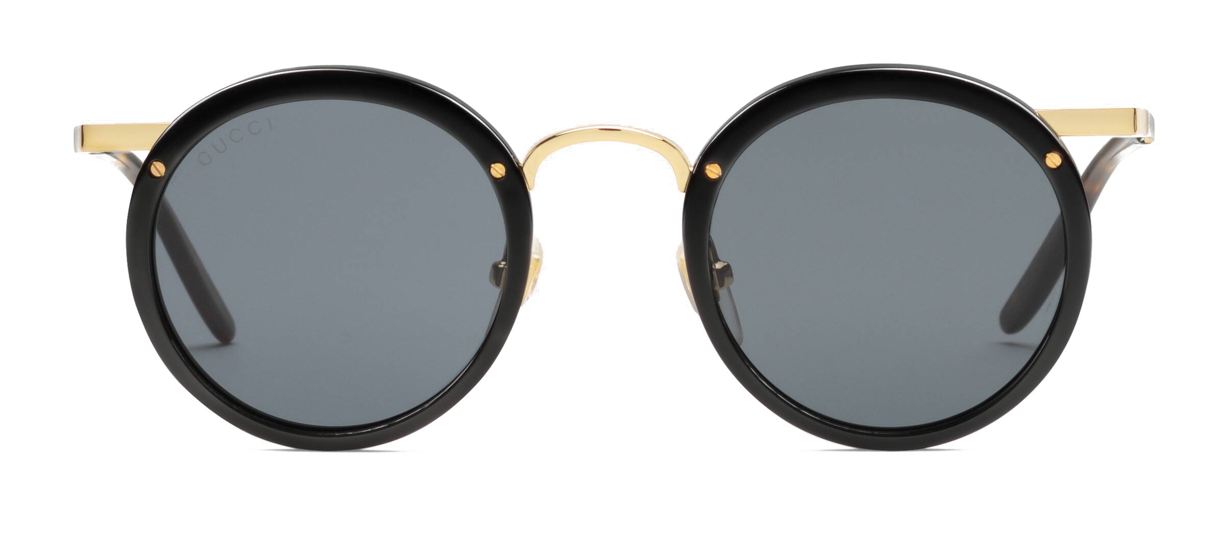 Round acetate hot sale and metal sunglasses