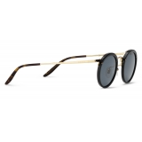 Gucci - Round Acetate and Metal Sunglasses - Black - Gucci Eyewear