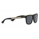 Gucci - Occhiali da Sole Rettangolari in Metallo e Acetato - Nero - Gucci Eyewear