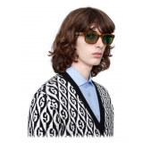 Gucci - Rectangular Acetate Sunglasses - Tortoiseshell - Gucci Eyewear