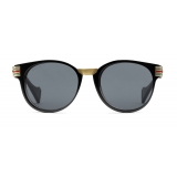 Gucci - Round Acetate and Metal Sunglasses - Black - Gucci Eyewear